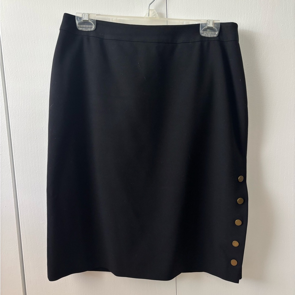 Tahari Black Knee-Length Skirt